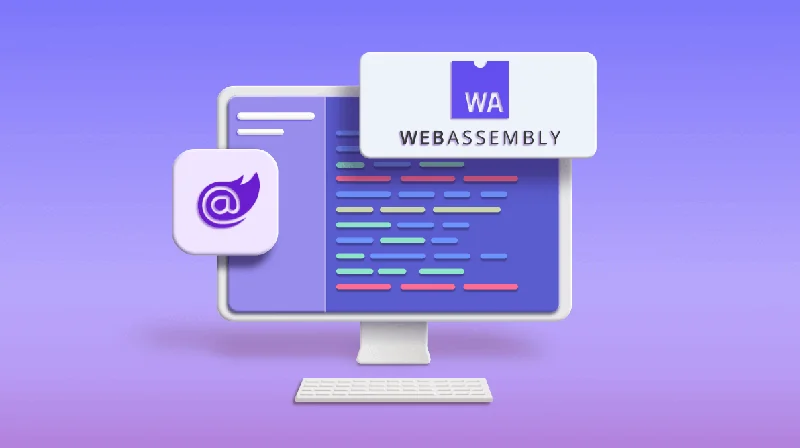 Blazor WebAssembly yükleme performansını temsil eden görsel