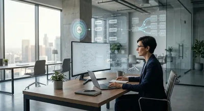 Legacy sistem modernizasyon yol haritasını temsil eden görsel