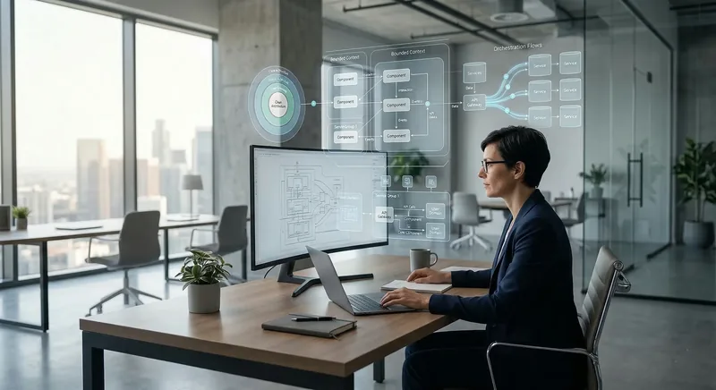 Legacy sistem modernizasyon yol haritasını temsil eden görsel