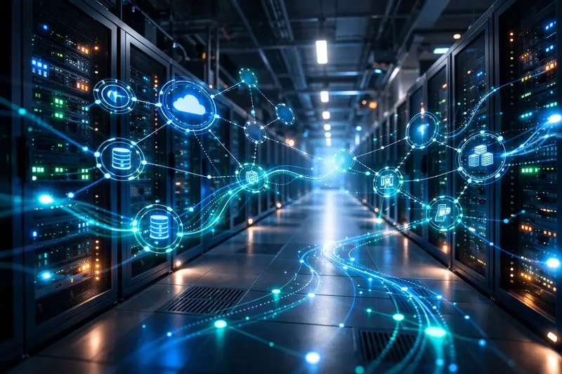 API ve entegrasyon çözümü akışını temsil eden görsel